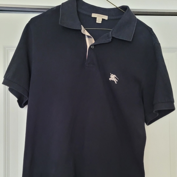 Used Burberry Mens Polo Shirt 